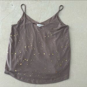 Sincerely Jules Gold-Accented Camisole Top